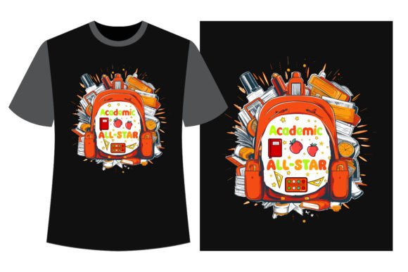 Academic All-Star Back to School T-Shirt Graphics