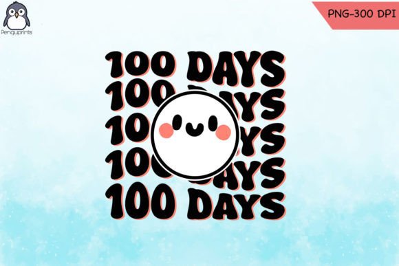 Back to School 100 Days PNG