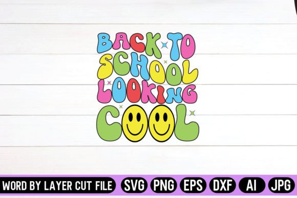 Back to School Looking Cool Retro Design