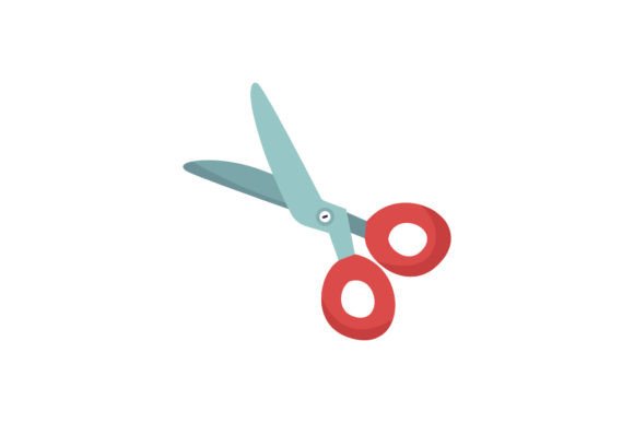 Back to School Scissors Icon Graphics and Icons
