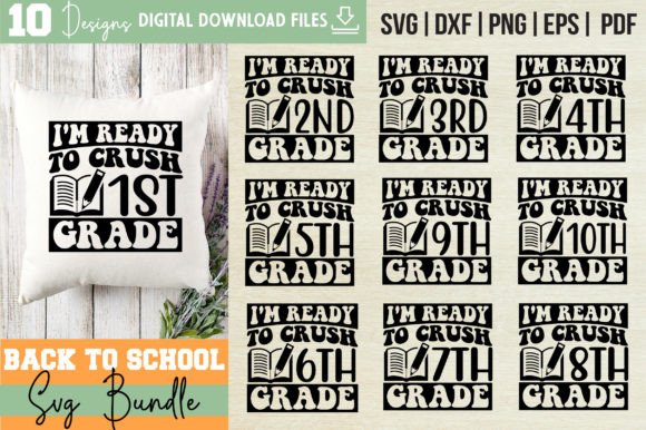 Back to School SVG Bundle Vol-1: Graphics for Crafts & Content