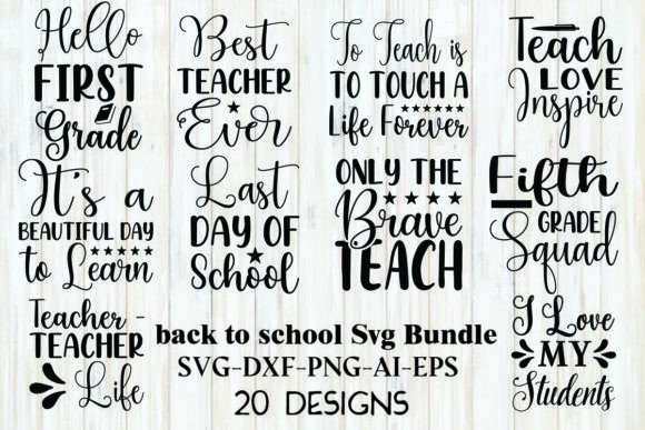 Back to School SVG Bundle Vol.10