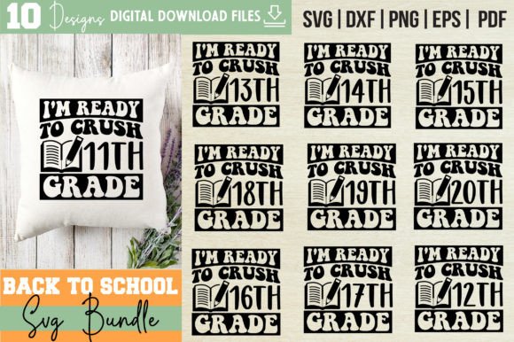 Back to School SVG Bundle Vol-4: Graphics for Crafts