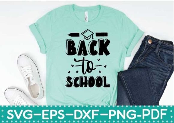 Back-to-School SVG Graphics for T-Shirt Designs