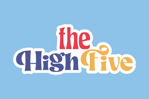 Back to School Typography the High Five