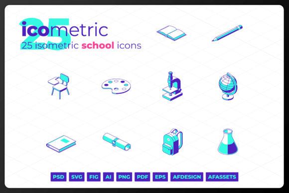 Icometric - Back to School Isometric