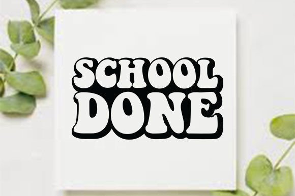 Retro Back to School T-shirt Design, Sch