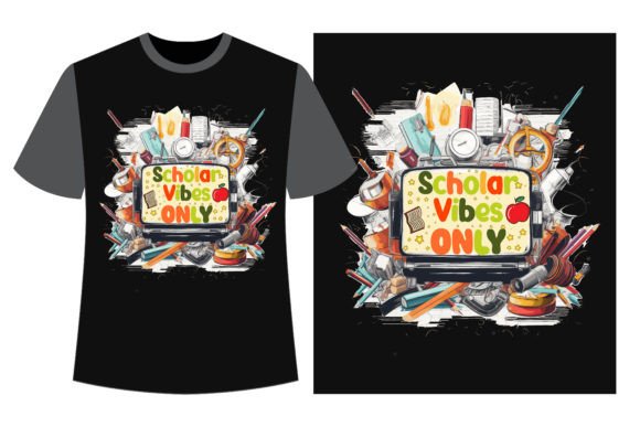 Scholar Vibes Only Graphics & T-Shirt Designs