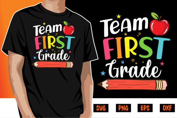 Team First Grade Back to School Graphics