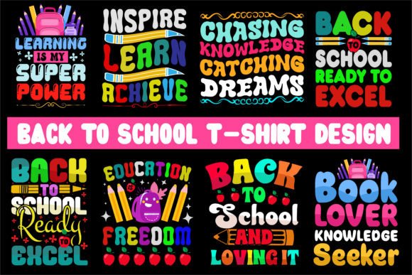 Welcome Back to School T-shirt Bundle